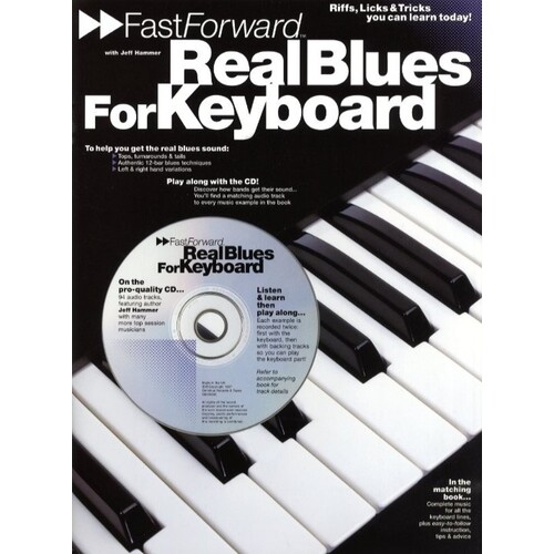 Fast Forward Real Blues Keyboard Softcover Book/CD