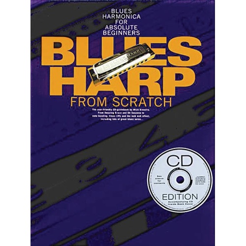 Blues Harp From Scratch Softcover Book/CD