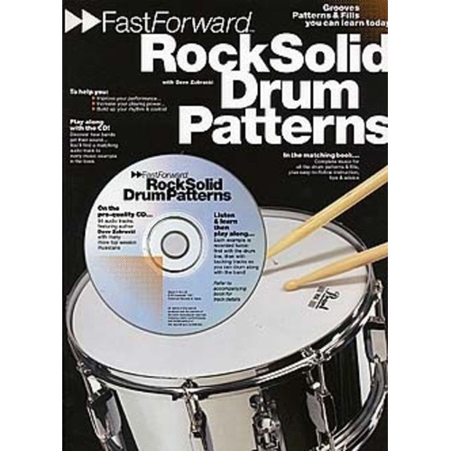Fast Forward Rock Solid Drum Patterns BK/CD