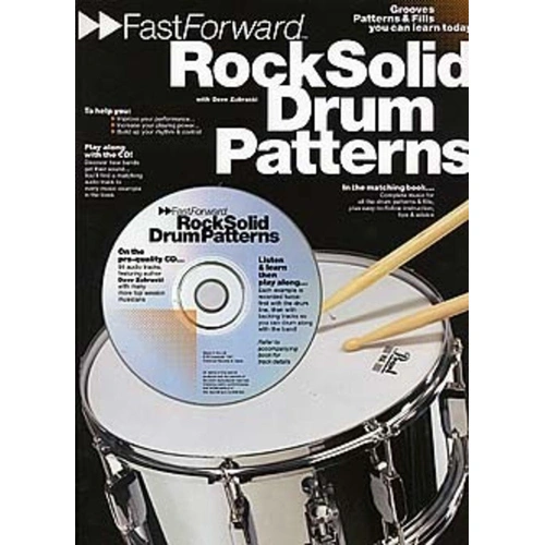 Fast Forward Rock Solid Drum Patterns Book/CD