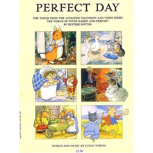 Perfect Day - The Tales of Beatrix Potter PVG Songbook by Colin Towns