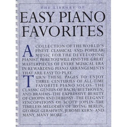 Library Of Easy Piano Favourites (Softcover Book)
