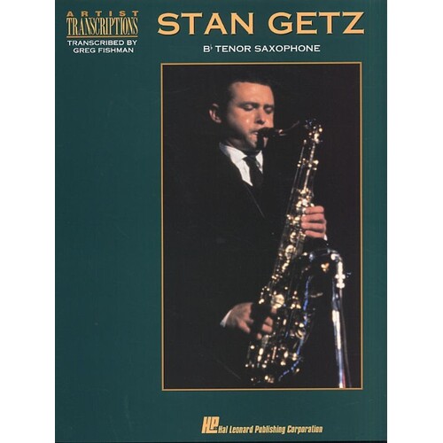 Stan Getz Artist Transcription For Tenor Sax (Softcover Book)
