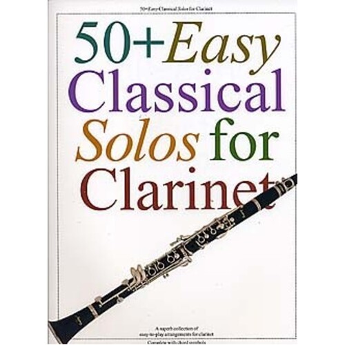 50And Easy Classical Solos For Clarinet (Softcover Book)
