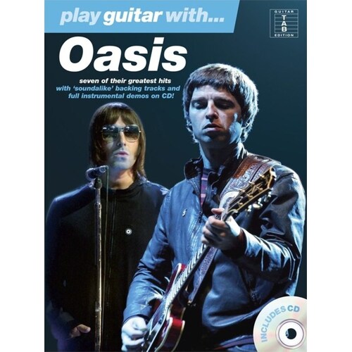 Play Guitar With Oasis TAB Softcover Book/CD