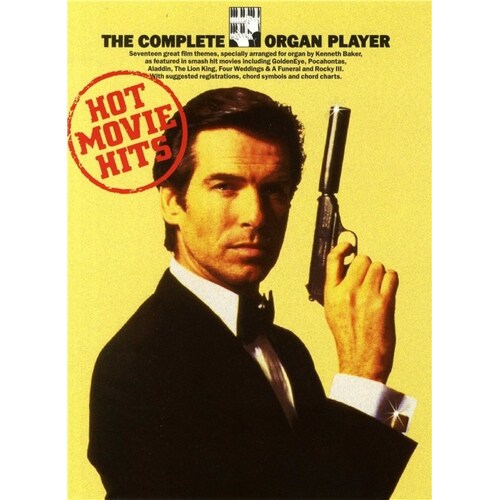 Complete Organ Player Hot Movie Hits (Softcover Book)