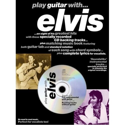 Play Guitar With Elvis Presley Softcover Book/CD