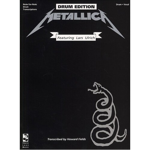 Metallica Black Book Drum Edition (Softcover Book)