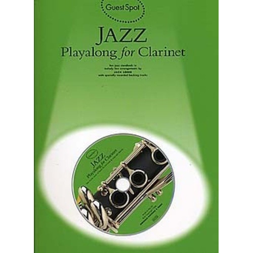 Guest Spot Jazz Playalong for Clarinet Book/CD