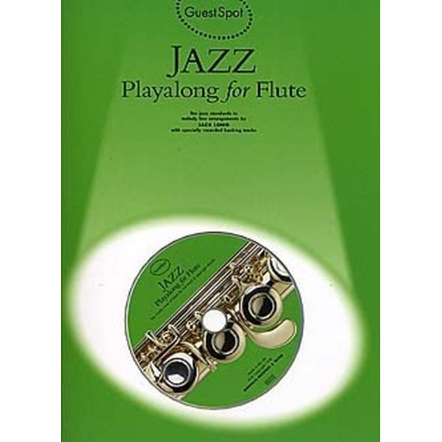 Guest Spot Jazz Playalong Flute BK/CD
