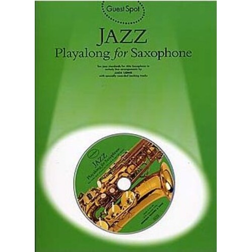 Guest Spot Jazz Playalong Alto Sax Softcover Book/CD