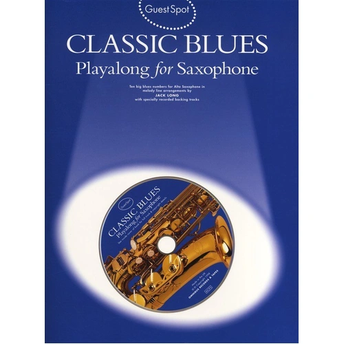 Guest Spot Classic Blues Alto Sax BK/CD