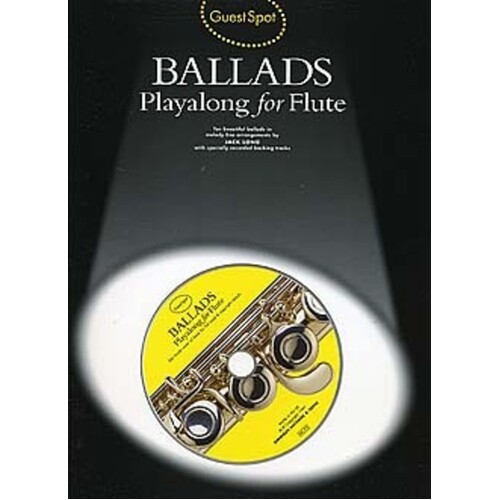 Guest Spot Ballads Flute Softcover Book/CD