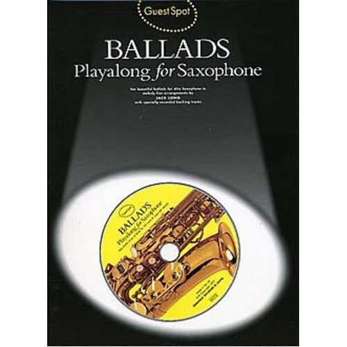 Guest Spot Ballads Alto Sax Softcover Book/CD