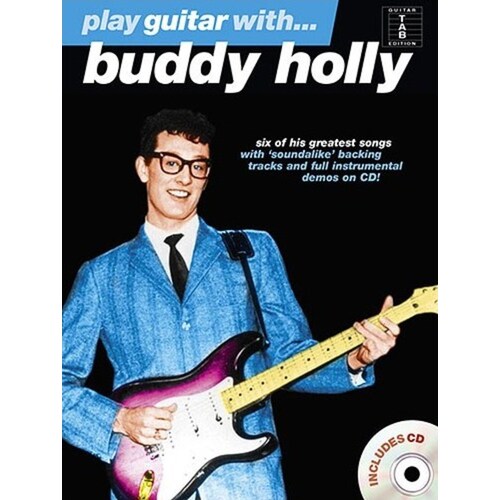 Play Guitar With Buddy Holly TAB Softcover Book/CD