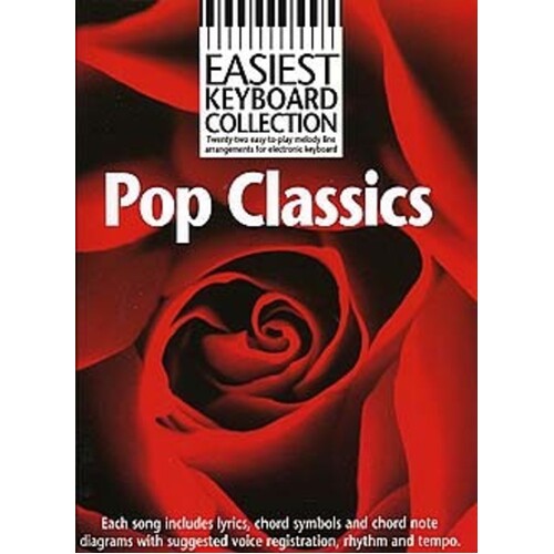 Easiest Keyboard Coll Pop Classics (Softcover Book)