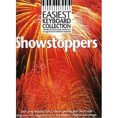 Easiest Keyboard Coll Showstoppers (Softcover Book)