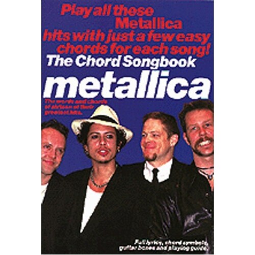 Metallica Guitar Chord Songbook (Softcover Book)