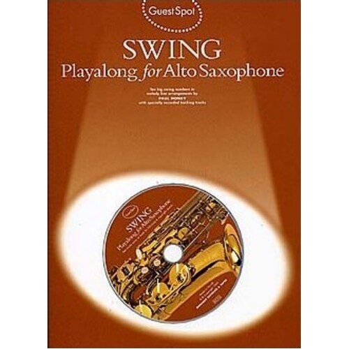 Guest Spot Swing Plyalong Alto Sax Softcover Book/CD