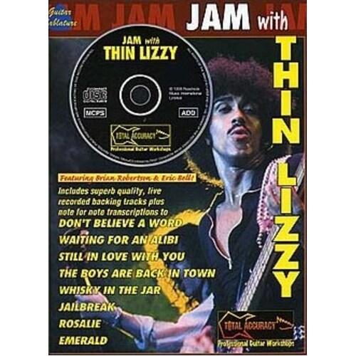 Jam With Thin Lizzy Guitar TAB Softcover Book/CD