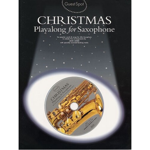 Guest Spot Christmas Alto Sax Softcover Book/CD