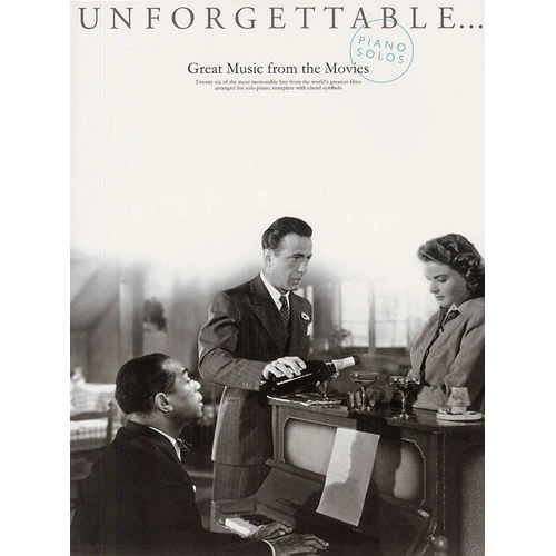 Unforgettable Great Music Movies Piano Solo Sheet Music