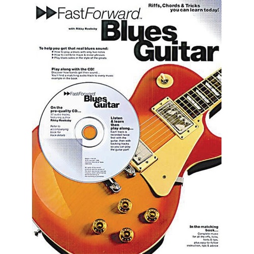 Fast Forward Blues Guitar Softcover Book/CD