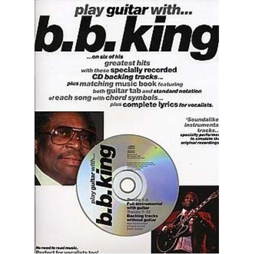 Play Guitar With Bb King TAB Softcover Book/CD