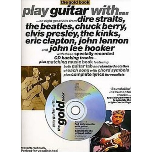 Play Guitar With Gold Book TAB Softcover Book/CD