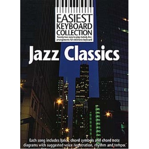 Easiest Keyboard Coll Jazz Classic (Softcover Book)