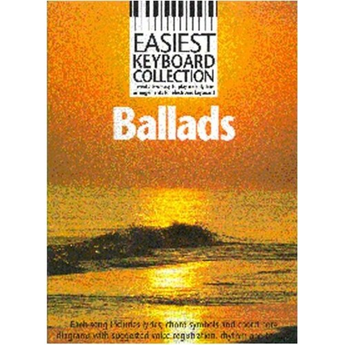 Easiest Keyboard Coll Ballads (Softcover Book)
