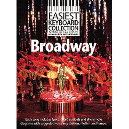 Easiest Keyboard Coll Broadway (Softcover Book)