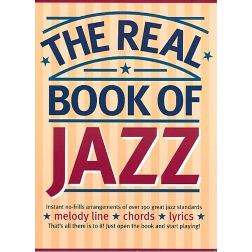 The Real Book Of Jazz Melody/Lyrics/Chords