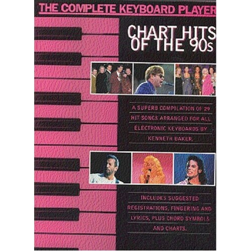 Complete Keyboard Player 90s Chart Hits (Softcover Book)