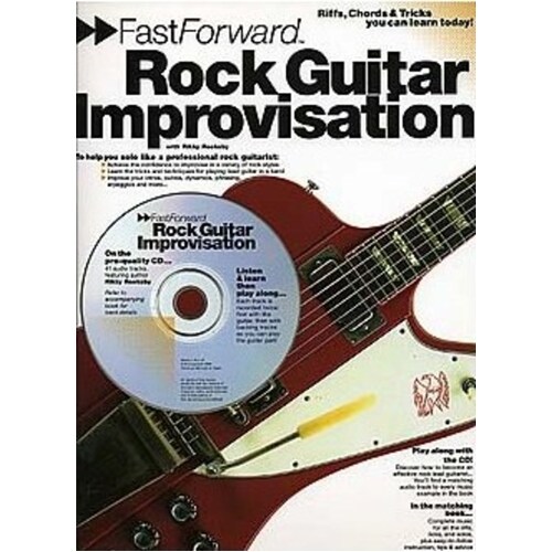 Fast Forward Rock Guitar Improvisation Softcover Book/CD