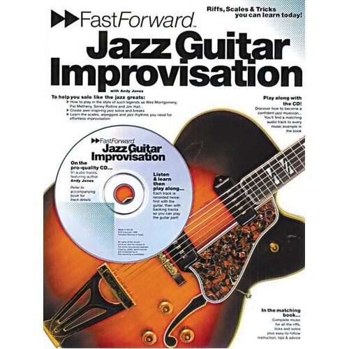 Fast Forward Jazz Guitar Iimprovisation Softcover Book/CD