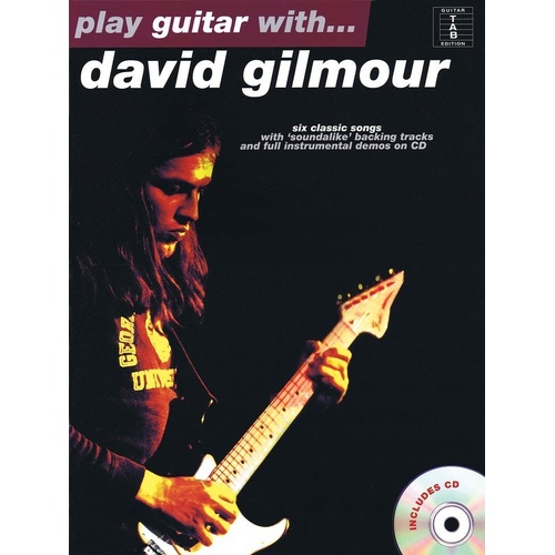 Play Guitar With Dave Gilmour Tab Book and CD