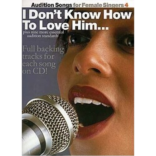 Audition Songs Female 4 Softcover Book/CD