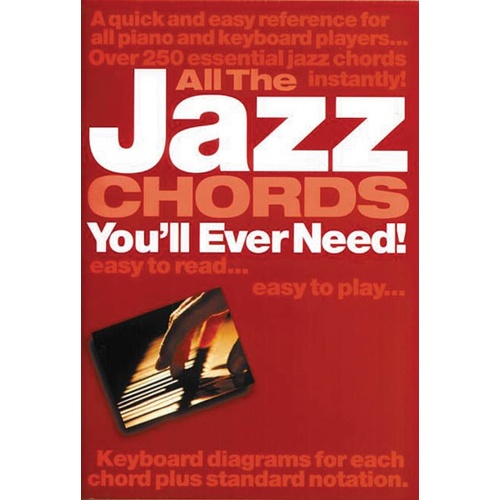 All The Jazz Chords You'll Ever Need (Softcover Book)