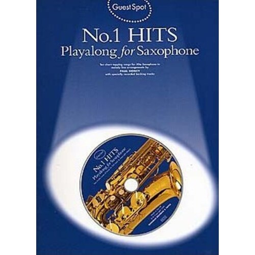 Guest Spot No 1 Hits Alto Sax Softcover Book/CD