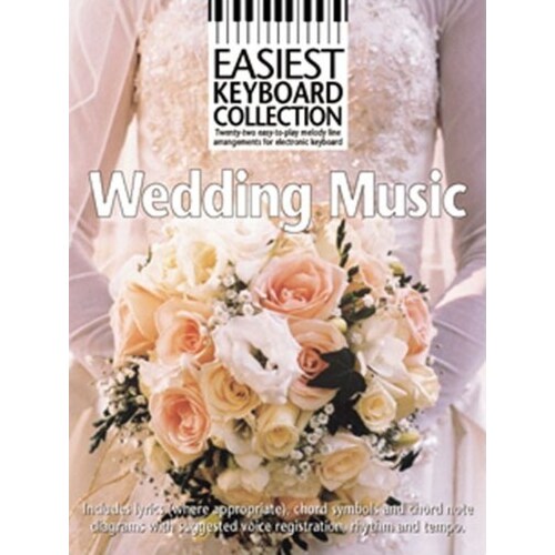 Easiest Keyboard Coll Wedding Music (Softcover Book)