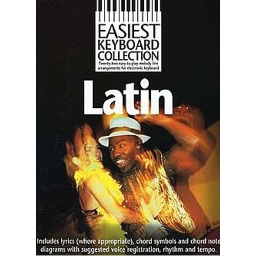 Easiest Keyboard Coll Latin (Softcover Book)