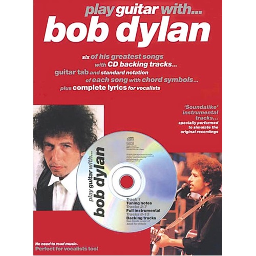Play Guitar With Bob Dylan Softcover Book/CD