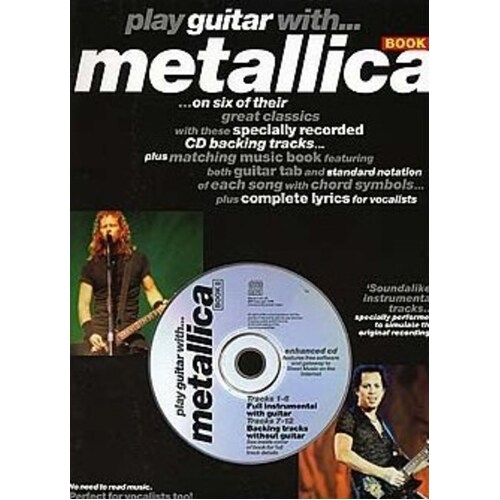 Play Guitar With Metallica Vol 2 Softcover Book/CD