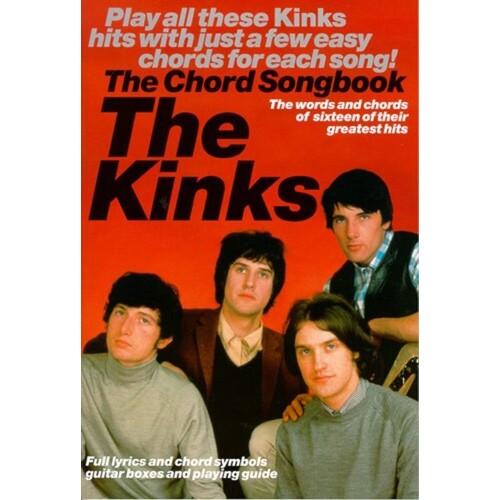 The Kinks Chord Songbook Guitar Voc (Softcover Book)