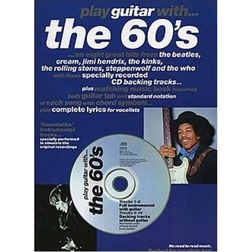 Play Guitar With The 60s TAB Softcover Book/CD