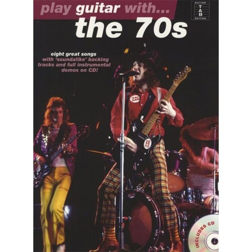 Play Guitar With The 70S TAB Softcover Book/CD