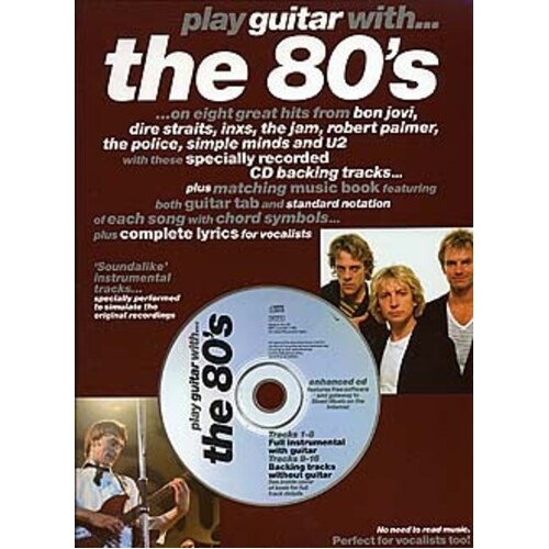 Play Guitar With The 80s TAB Softcover Book/CD