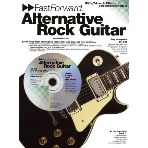 Fast Forward Alternative Rock Guitar Softcover Book/CD