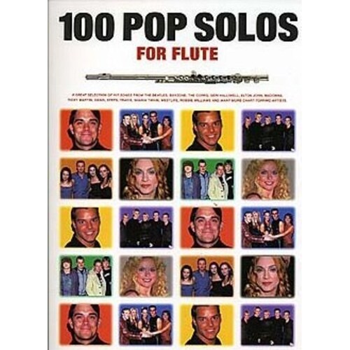 100 Pop Solos For Flute (Softcover Book)